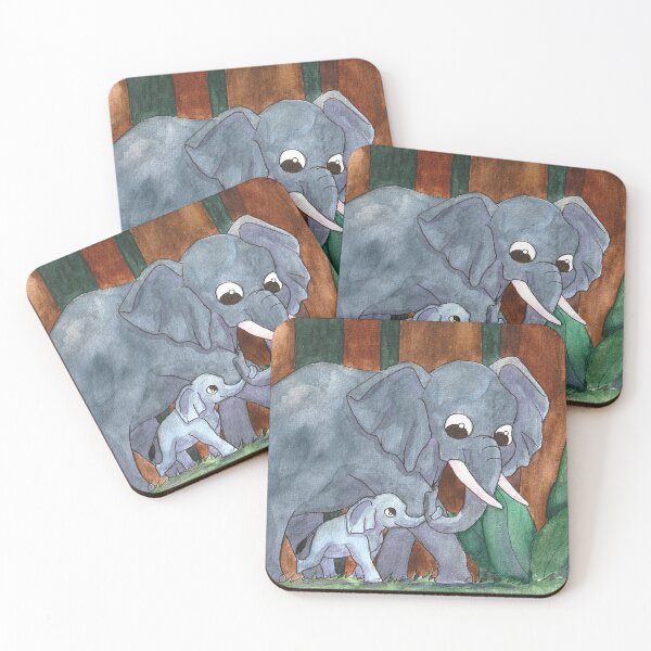 Item preview, Watercolor elephant designed and sold by Chouetteplanete.
