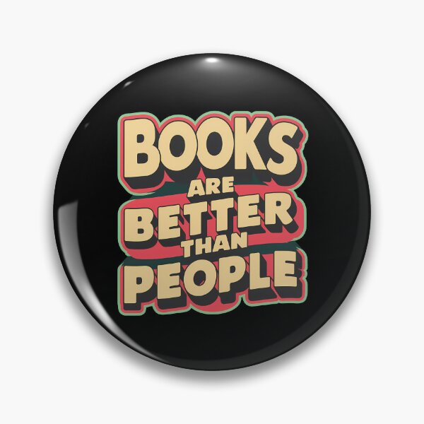 Item preview, Books are Better than People designed and sold by ghastlygraphix.