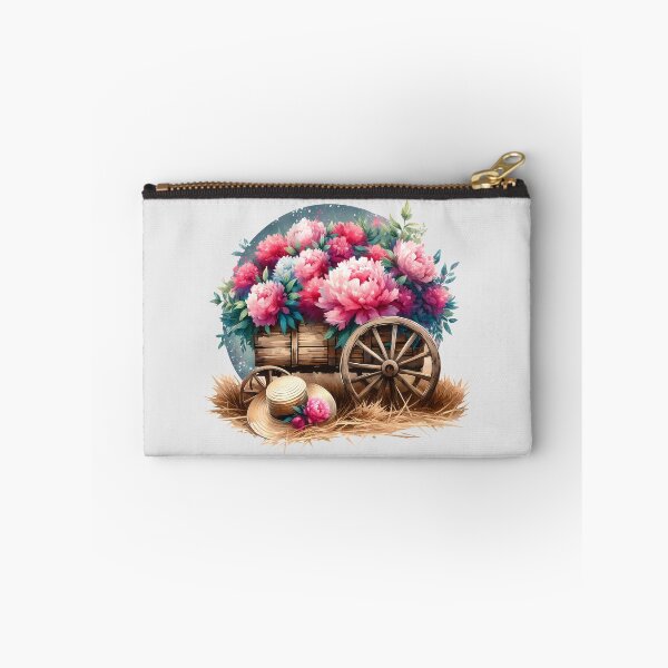Item preview, Spring Flowers in Garden Wheelbarrow designed and sold by Clara Fruggeri.