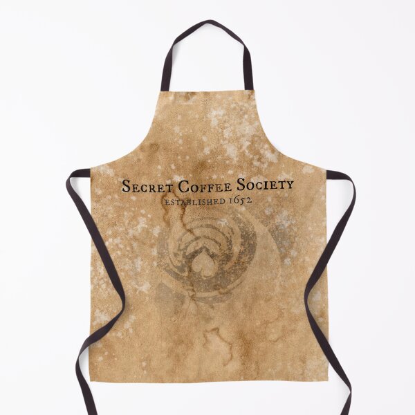 Item preview, Secret Coffee Society Coffee lovers vintage paper latte art. designed and sold by KarenBakerArt.