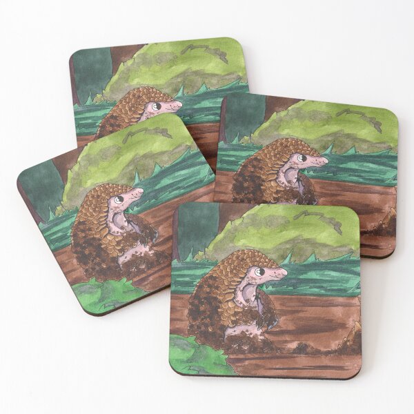 Item preview, pangolin, mud bath designed and sold by Chouetteplanete.