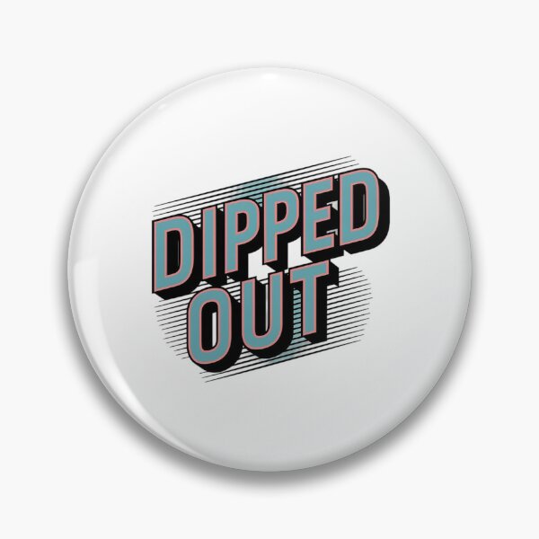 Item preview, Vintage Retro 'Dipped Out' Street Style Tee designed and sold by BlueGoldArt.