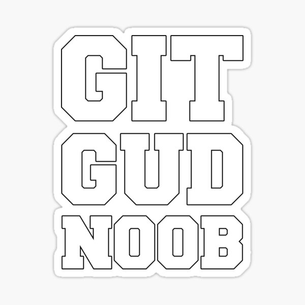Noob Gaming Stickers Redbubble - git roasted roblox