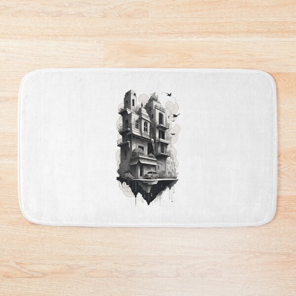 Item preview, Timeless Elegance: Captivating Black and White House Image designed and sold by KTOShop.