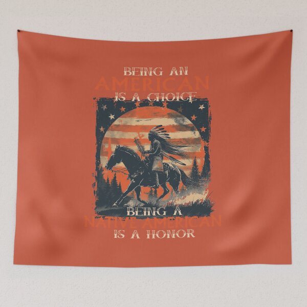 Item preview, Being An American Is A Choice Being Native American Is A Honor designed and sold by Wild-Co.