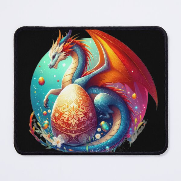 Item preview, dragon with egg Easter mythical animal designed and sold by Expressions-Sel.