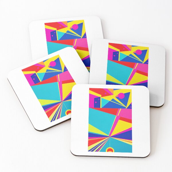 Artikelvorschau, Lebendiges geometrisches Muster: Bunte Formen für modernes Design entworfen und verkauft von KTOShop.