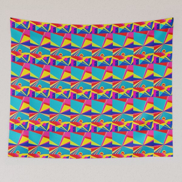 Item preview, Vibrant Geometric Pattern: Colorful Shapes for Modern Design designed and sold by KTOShop.