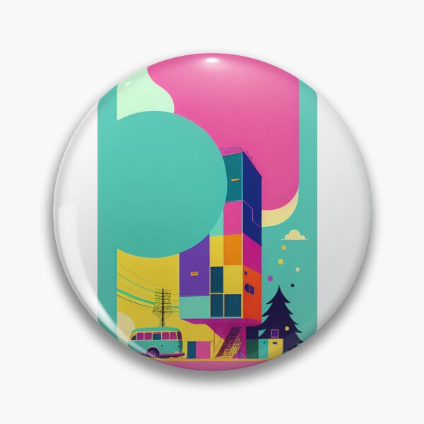 Item preview, Urban Kaleidoscope: Vibrant Skyscraper and Car Scene designed and sold by KTOShop.
