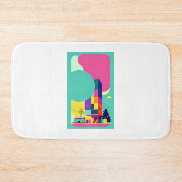 Item preview, Urban Kaleidoscope: Vibrant Skyscraper and Car Scene designed and sold by KTOShop.