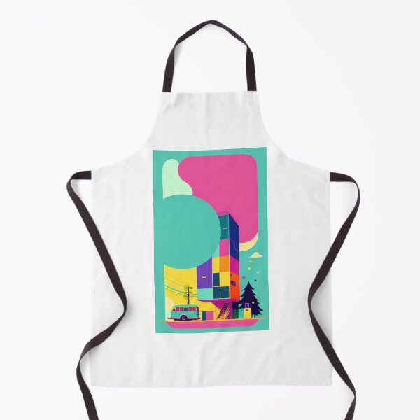 Item preview, Urban Kaleidoscope: Vibrant Skyscraper and Car Scene designed and sold by KTOShop.