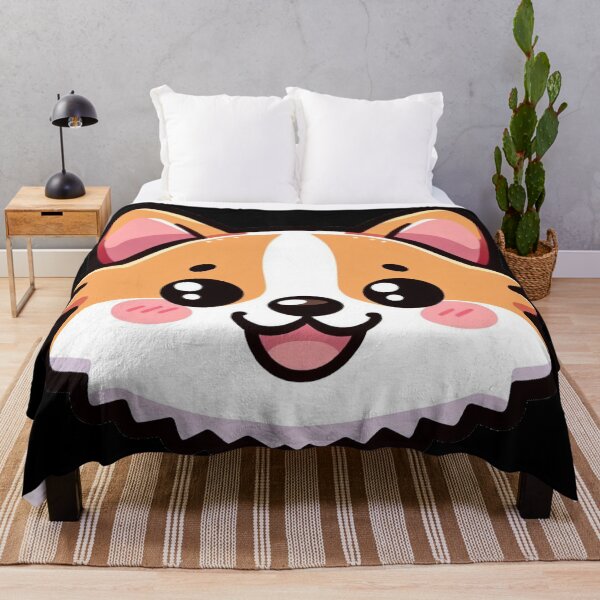 Item preview, Adorable Corgi Face - Cute & Playful Dog Design for Pet Lovers designed and sold by Shtex.