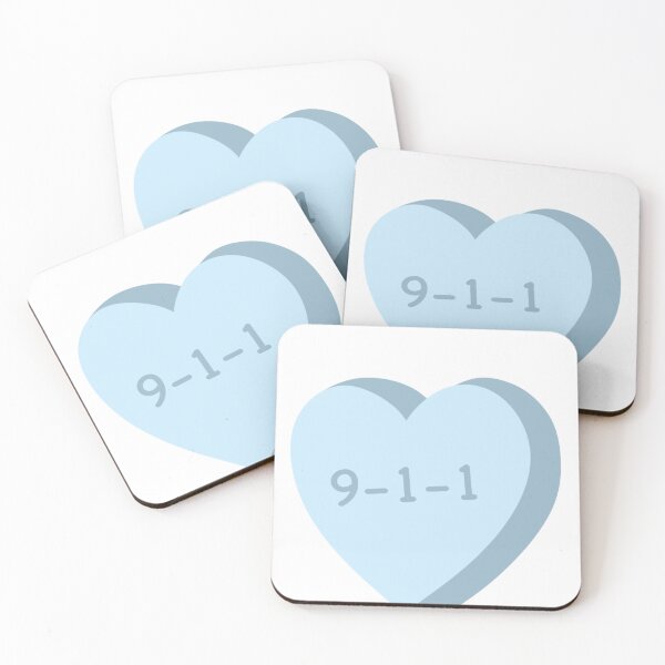 Item preview, candy heart drawing 9-1-1 tv show designed and sold by AnnesCreatives.