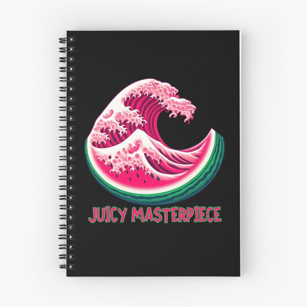 Item preview, Watermelon Great Wave of Kunagawa Art Funny Fruit Cartoon for Summer designed and sold by André Botes.
