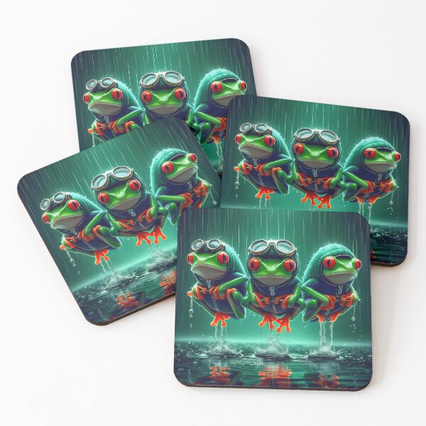 Item preview, Frog divers designed and sold by Vibranta Studio.