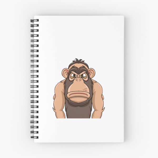 Item preview, Unimpressed Rough Chimpanzee designed and sold by ZMaria.