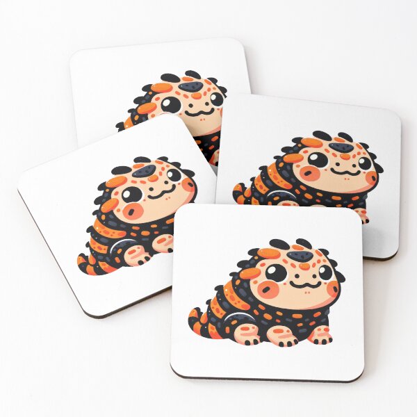 Item preview, Gila Monster Cove Cute Animal Stickers  A Splash of Forest Frolics and Underwater Whimsy! designed and sold by dcohea.