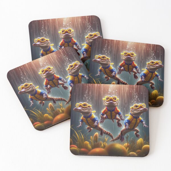 Item preview, Gator divers designed and sold by Vibranta Studio.