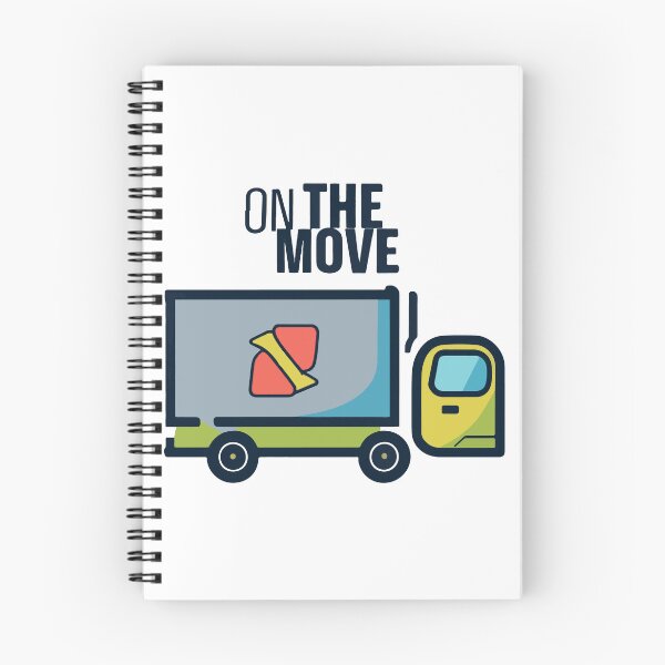 Item preview, On The Move - Garbage Truck Icon designed and sold by NiftyWrx.