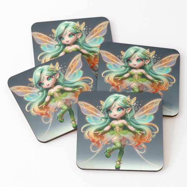Item preview, Emerald Green Chibi Fairy designed and sold by CHIBI_POPZ.
