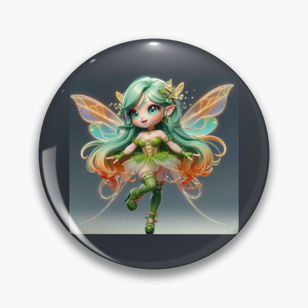 Item preview, Emerald Green Chibi Fairy designed and sold by CHIBI_POPZ.