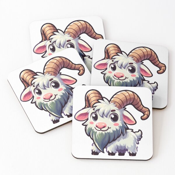Item preview, Goat Cove Cute Animal Stickers  A Splash of Forest Frolics and Underwater Whimsy! designed and sold by dcohea.