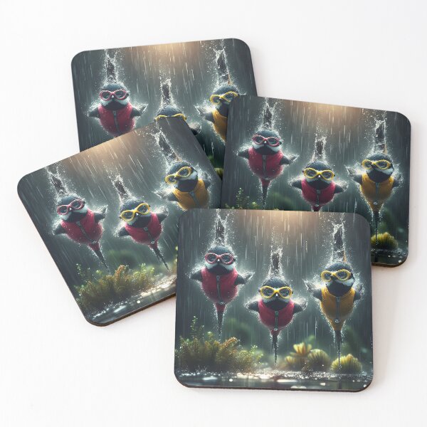Item preview, Humming bird divers designed and sold by Vibranta Studio.