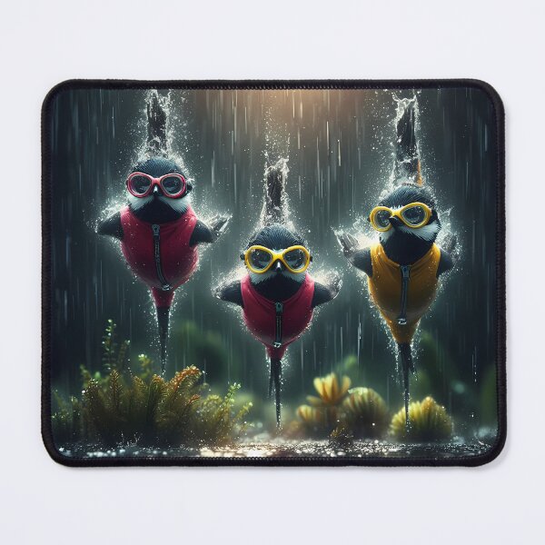 Item preview, Humming bird divers designed and sold by Vibranta Studio.