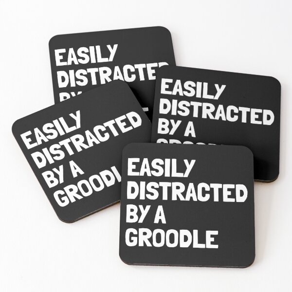 Item preview, Easily Distracted By A Groodle Funny Dog Gift  designed and sold by Guarddogdrive.