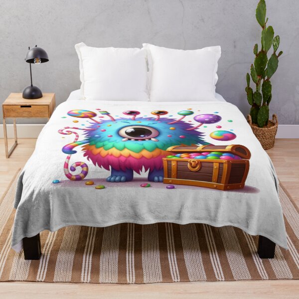 Item preview, Monstruo colorido divertido con dulces designed and sold by bernhagen.