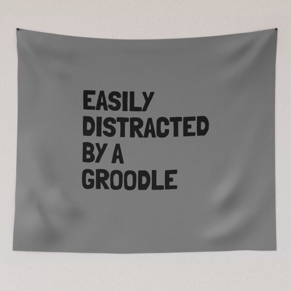 Item preview, Easily Distracted By A Groodle Funny Dog Gift  designed and sold by Guarddogdrive.