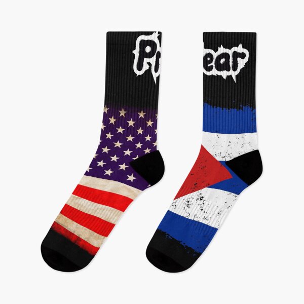 Item preview, US Flag and Cuba Flag Pride Wear Design designed and sold by LovelyHappyGift.