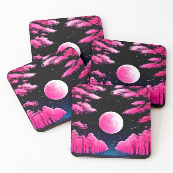 Item preview, Enchanting Pink Moon designed and sold by Health And Fitness Posts e-Store.