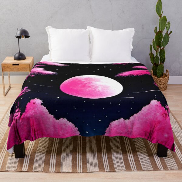Item preview, Enchanting Pink Moon designed and sold by Health And Fitness Posts e-Store.
