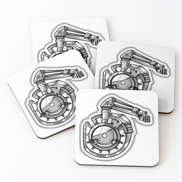 Item preview, Mechanical Garbage Truck Arm Ink Drawing designed and sold by NiftyWrx.