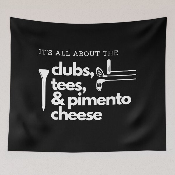 Item preview, Augusta Golf Tournament Pimento Cheese Sandwich white text designed and sold by BlakeleyB.