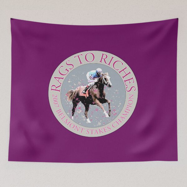 Artikelvorschau, Design der Champion-Stute „Rags to Riches“ beim Belmont Stakes 2007 entworfen und verkauft von Ginny Luttrell.