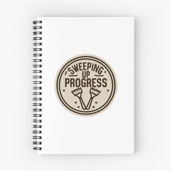 Item preview, Sweeping Up Progress Garbage Truck Emblem designed and sold by NiftyWrx.