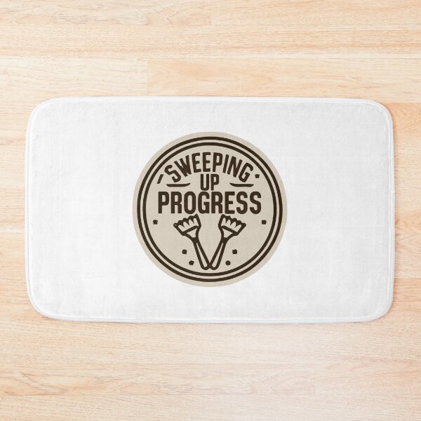 Item preview, Sweeping Up Progress Garbage Truck Emblem designed and sold by NiftyWrx.