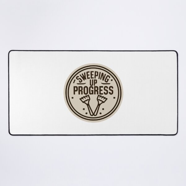 Item preview, Sweeping Up Progress Garbage Truck Emblem designed and sold by NiftyWrx.