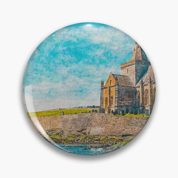 Item preview, St Monans Old Kirk East Neuk Of Fife Scotland designed and sold by GG WALL ART.