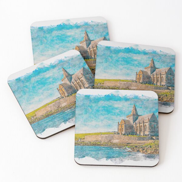 Item preview, St Monans Old Kirk East Neuk Of Fife Scotland designed and sold by GG WALL ART.