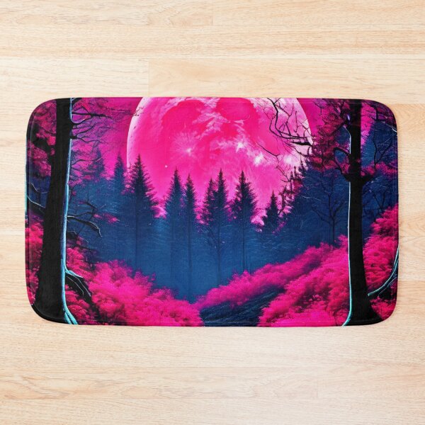 Item preview, Pink Moonlit Forest Fantasy designed and sold by Health And Fitness Posts e-Store.