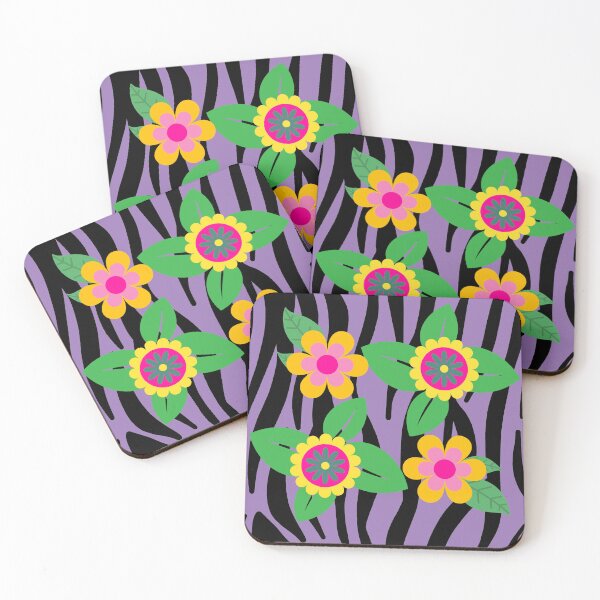 Item preview, Flower power zebra designed and sold by GasconyPassion.