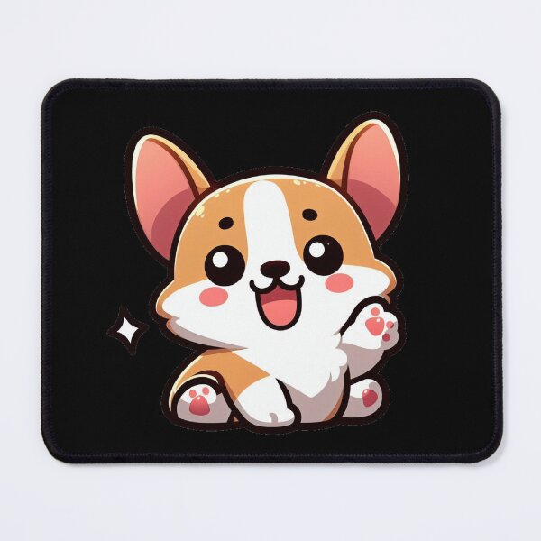 Artikelvorschau, Entzückende Corgi-Welpenillustration - süßer und verspielter Hund entworfen und verkauft von Shtex.