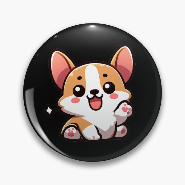 Artikelvorschau, Entzückende Corgi-Welpenillustration - süßer und verspielter Hund entworfen und verkauft von Shtex.