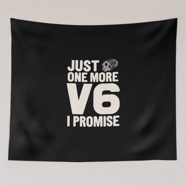 Item preview, One More V6 Engine Tee – The Mechanic's Mantra designed and sold by BlueGoldArt.