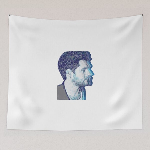 Item preview, Niall Horan Blue Glitch Drawing designed and sold by CraftyKayla26.
