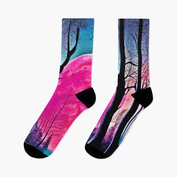 Item preview, Dark Forest Pink Moon designed and sold by Health And Fitness Posts e-Store.