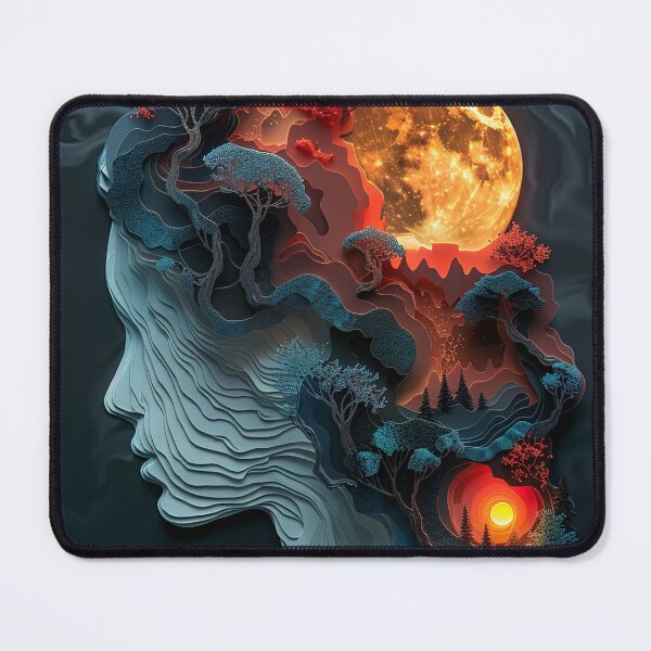 Item preview, Full Moon Waterfall Gaia designed and sold by OccultDreams.